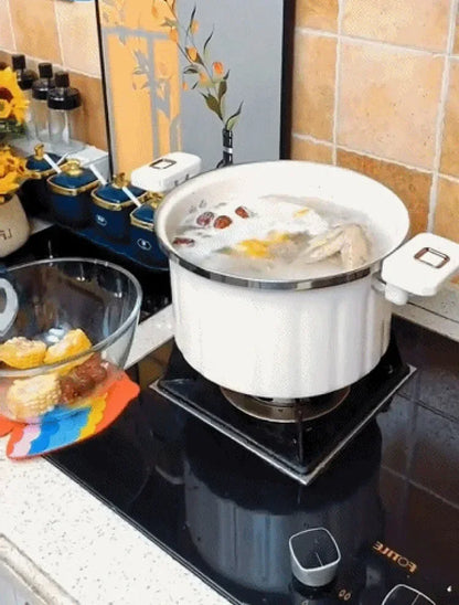 Micro Pressure Cooker Household Large Capacity cooking Pot with Double Ear Non-stick Multi-function Soup Pot Pressure Cooking.
