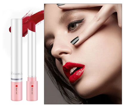 4 pcs/set Cigarette Lipstick Set Long Lasting Lip Glaze Matte Lip Gloss Waterproof Lip Stick Tube Nude Lip Tint Makeup Cosmetics.
