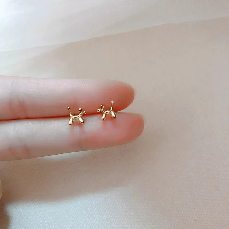 silver-plate Gold Color Mini Small Butterfly Heart Stud Earring For Women Cartilage Helix Tragus Ear Piercing Jewelry Gift.