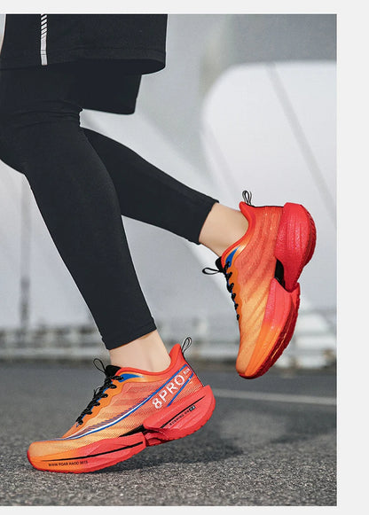 Marathon Air Cushion Herren Sport Laufschuhe Atmungsaktive leichte Damen Bequeme sportliche rutschfeste Carbon Plate Sneakers