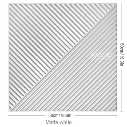 4pcs/ 50x50cm 3D Wall Panels Indoor Wall Decoration for Living Room Bedroom Hotel Office Mural Tile-Panel-Mold 3D Wall Sticker