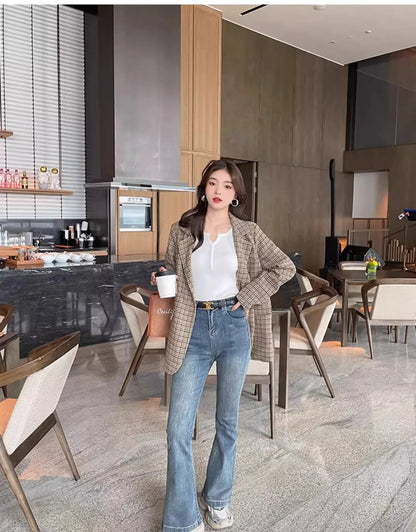 2025 frauen Solide Strick Pullover Herbst Winter Pullover V-ausschnitt Taste Langarm Schlank Pullover Koreanische Casual Basis Schicht Y2k.