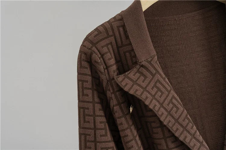 Women Sweater Wide Leg Pant Two Piece Set Muslim Knitted Pullover Casual Knit Outfits Suits Musulman Ensemble Autumn Winter 2025.