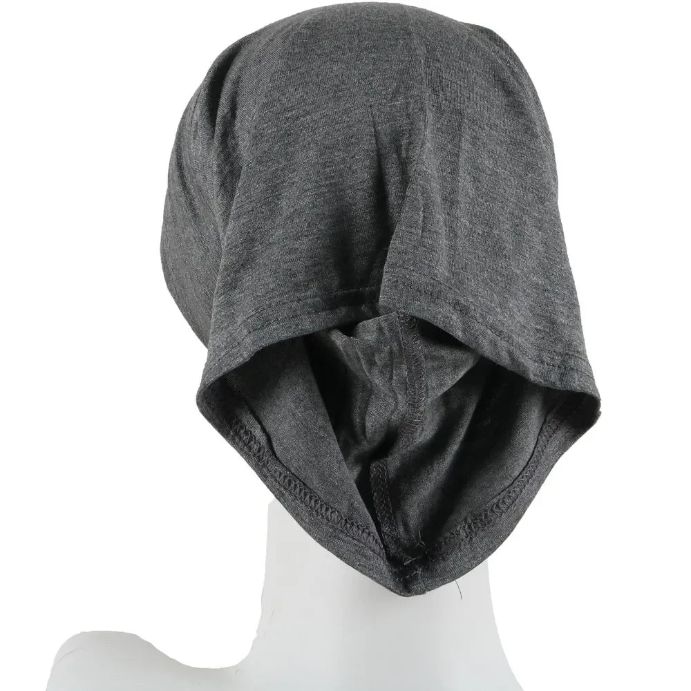 Ramadan Muslim Women Under Scarf Stretch Jersey Inner Hijabs Caps Round Front Under Hijab Cap Islamic Female Turban Bonnet.