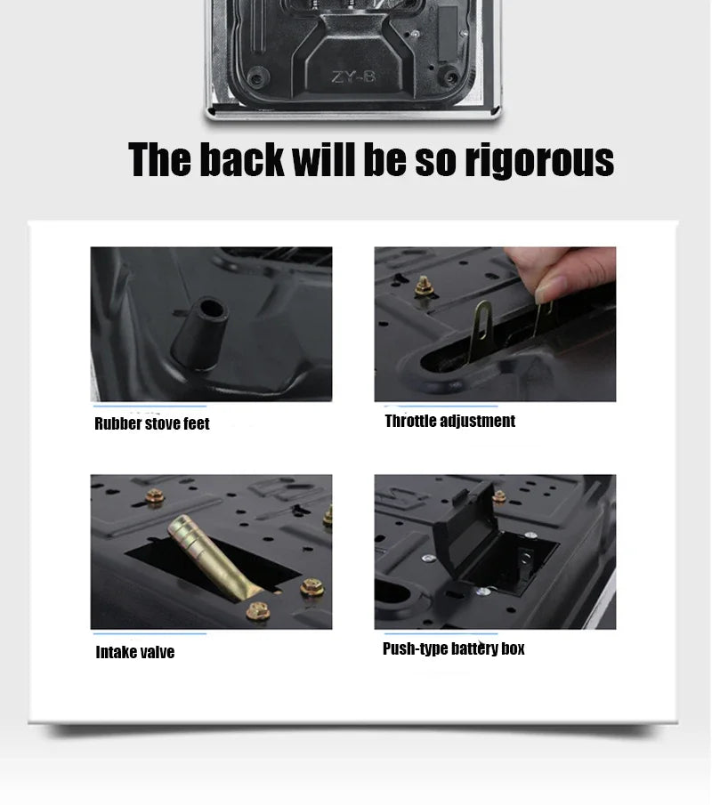 4.0KW Household Single-Burner Gas Stove/Desktop Embedded Dual-Purpose Natural Liquefied Gas Stove /Electronic Pulser.