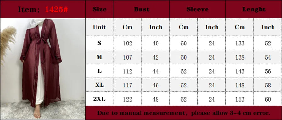 New Eid Ramadan Diamonds Open Kimono Abaya for Women Kaftan Muslim Dress Dubai Turkey Robe Islam Clothing Kebaya Caftan Jalabiya.