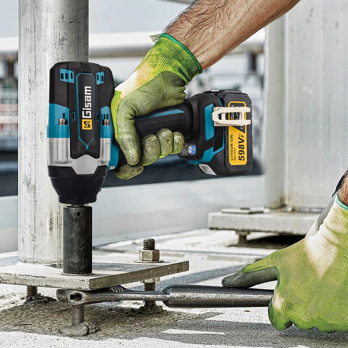 1800 N.M Drehmoment Bürstenlosen Elektrischen Schlagschrauber 1/2 zoll Lithium-Ionen Batterie Akku-schlüssel Werkzeuge Für Makita 18V Batterie pin