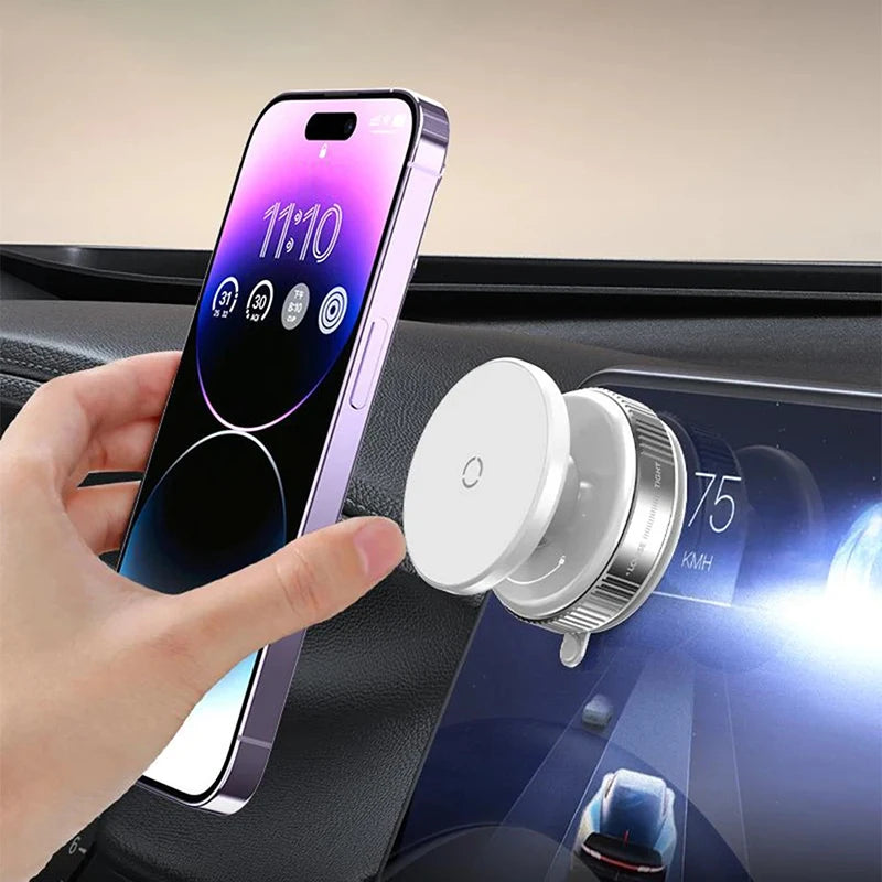 Xiaomi Magsafe Car Phone Holder Suction Cup Vacuum Magnetic Phone Stand 360° rotatable and Foldable Suction Cup Phone Holder.