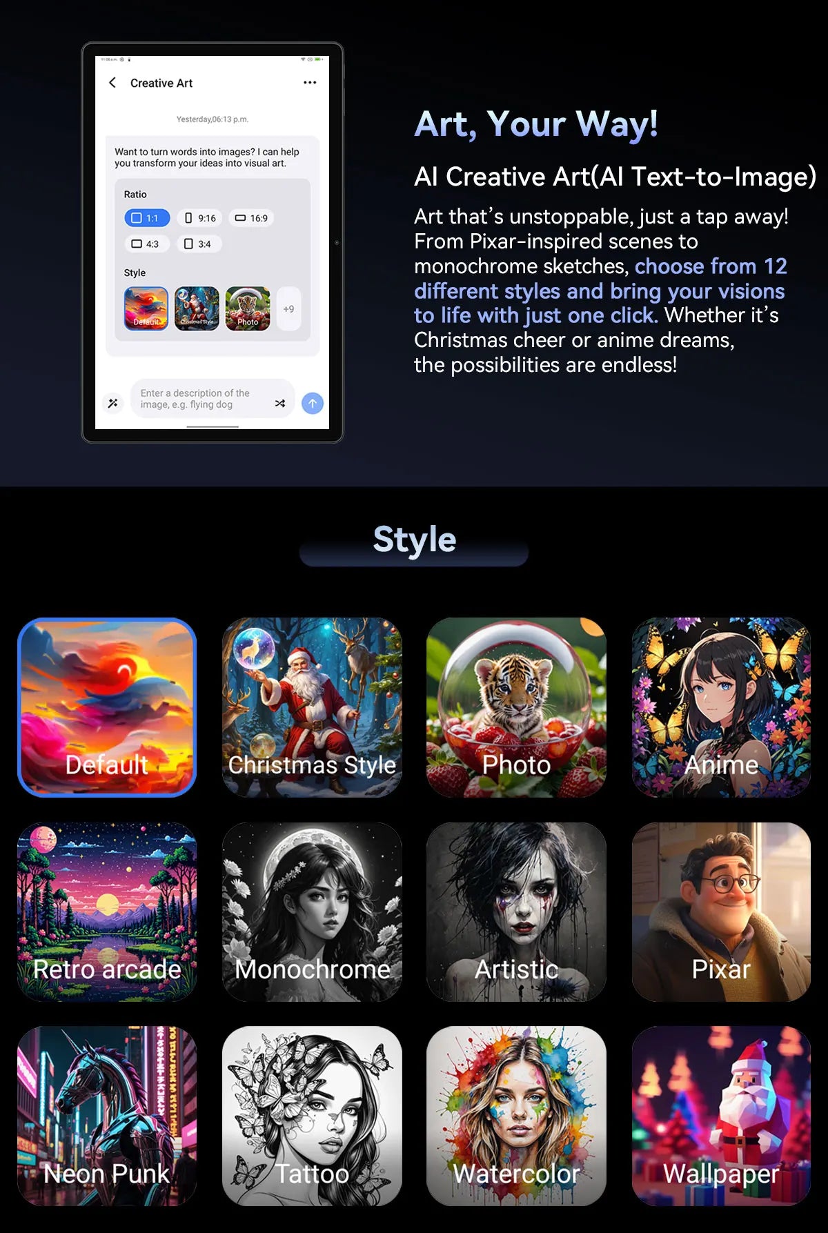 Blackview Mega 8 [No EU Charger] Tablet 11000mAh 13" FHD Display 36GB+512GB 50MP+13MP+0.08MP Android 15 90Hz 2K Dual SIM 4G 1080P