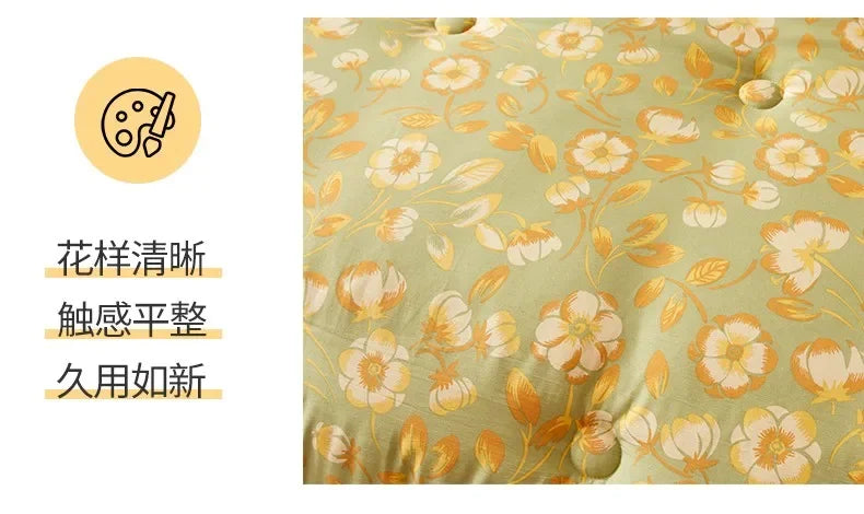 New A-class Retro Double Yarn Bean Velvet Winter Blanket Core, Fast Heating Warm Blanket, Four Seasons Spring and Autumn Quilt