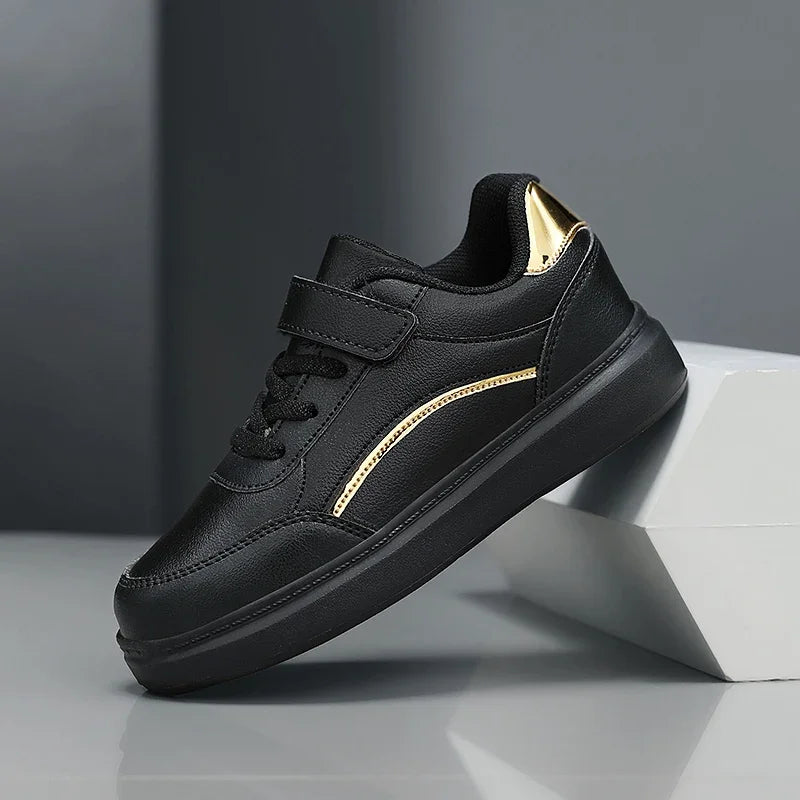 White Children Sneaker Boys Shoes PU Leather Casual Sports Kids School Skate Shoes Luxury Autumn Tennis Sneaker for Boy.