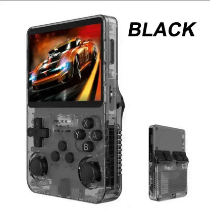 Open Source R36S Retro Handheld Game Console ARKOS 2.0 3.5Inch IPS Screen 64G/128G Portable Pocket Video Player Kids Xmas Gift.