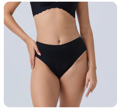 Seamless Women's Leakproof Period Panties Breathable Reusable Washable Tampon-free Menstrual Underwear period Sanitary Pants.