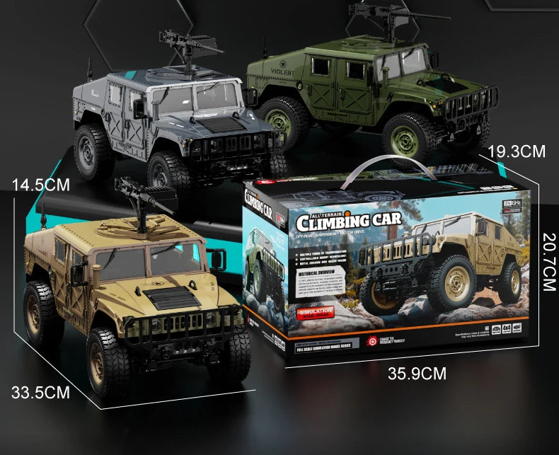 2.4G 1:14 RC Crawler 4WD Remote Control Car Simulation Military Model JJRC C8835 RC Car Offroad Climbing Vehicle Toys Gifts