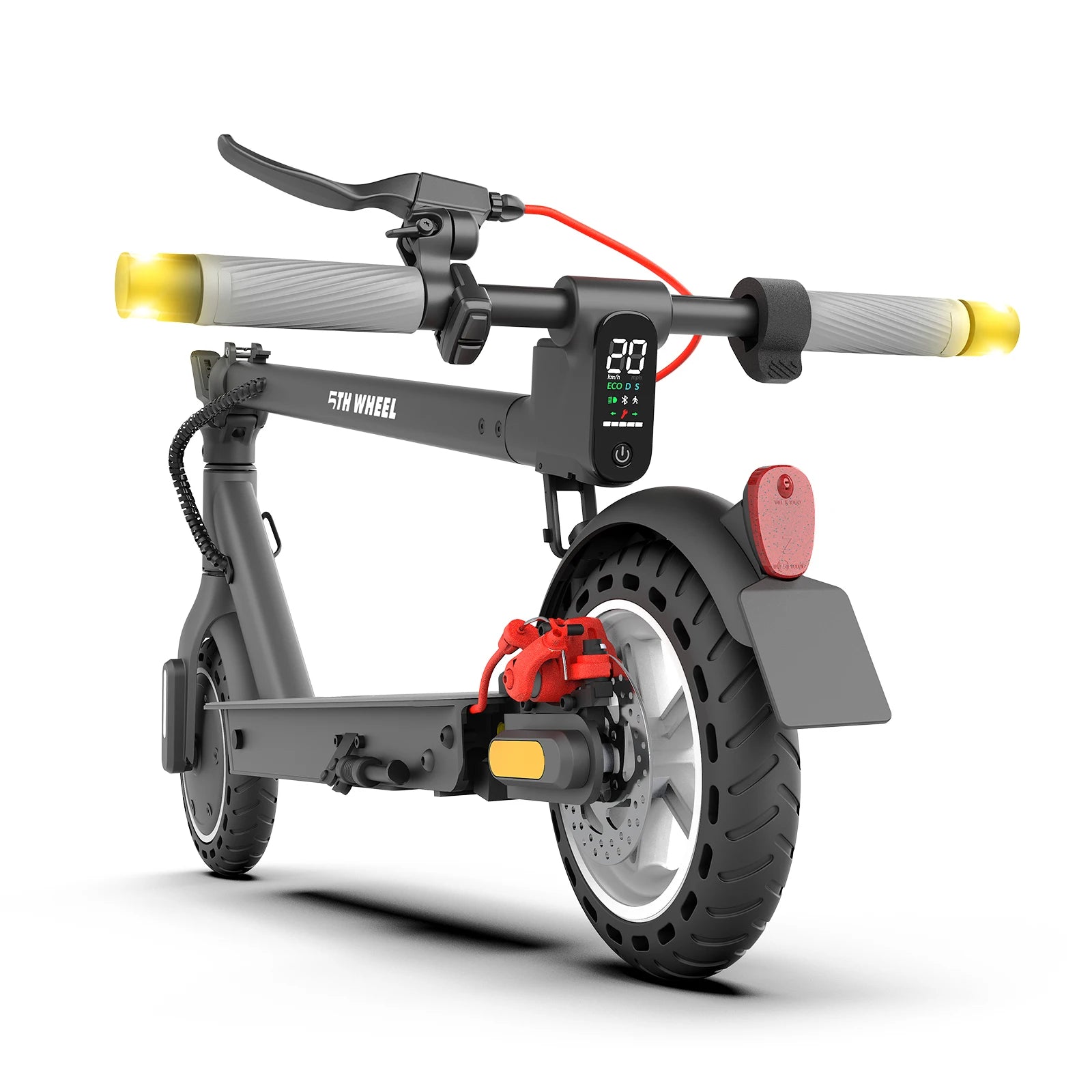 5TH WHEEL E30 ABE Adult Electric Scooter 350W Motor 36V 7.5AH Battery City Electric Scooter 8.5" Solid Tires Foldable E-Scooter.