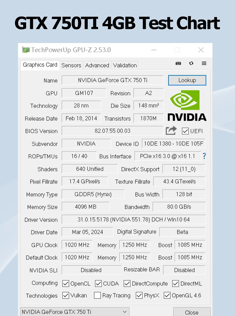 SOYO Graphics Card NVIDIA GPU GTX 750Ti 4G GDDR5 128Bit 28nm PCI-E 3.0 Gaming Video Cards Desktop Computer components GTX750Ti.