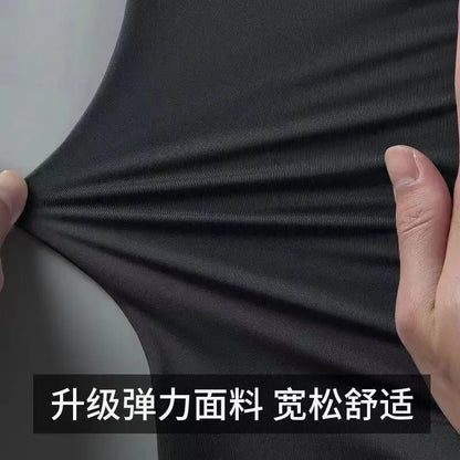 Quick Dry Male Clothes Tracksuit T-shirt Sets Spring Autumn Men Half Zipper Long Sleeve Breathable Sports Training Pants Suit.