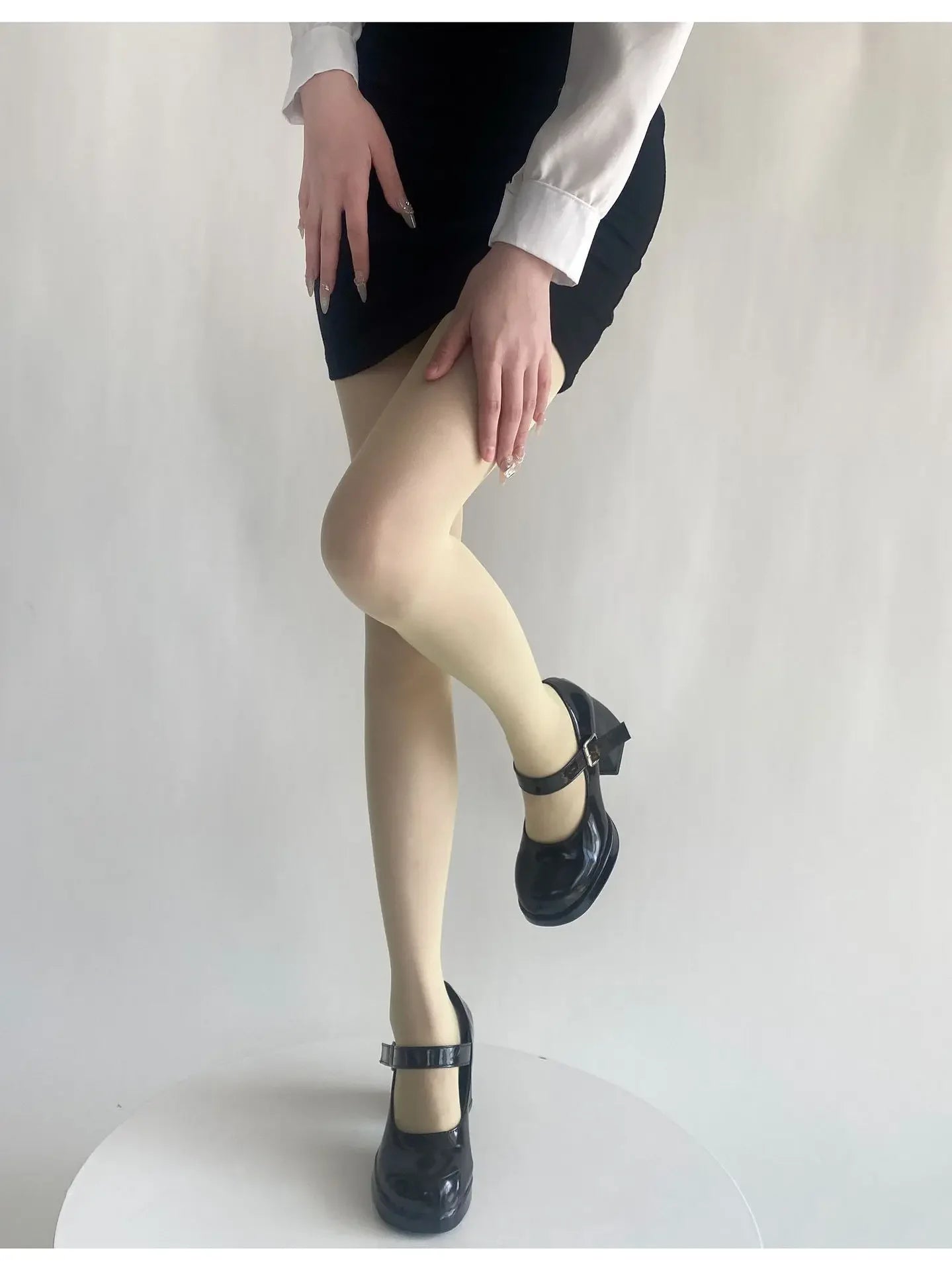 Blue Green Ultra-thin Nylon Thigh High Stockings Pantyhoses Women Sexy Women Tights Velvet Sexy Lingeries Hosiery Body Stockings