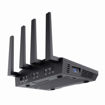 GL.iNet Flint 2 (GL-MT6000) home and office router, 8-Stream Wi-Fi 6 technology,OpenWrt,2.5G Ethernet ports,Parental control.