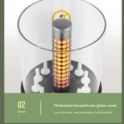 Non-smoking Automatic Rotating Household Electric Barbecue Oven Large Capacity Camping Multi-function.