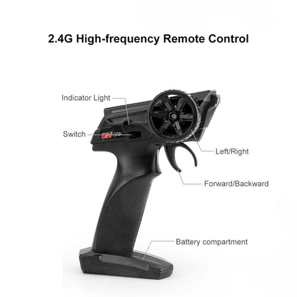 RC Off-road Car Toy 2.4G High Speed Remote Control 1:14  Bigfoot Climbing Model Car Shock Absorber With led light.