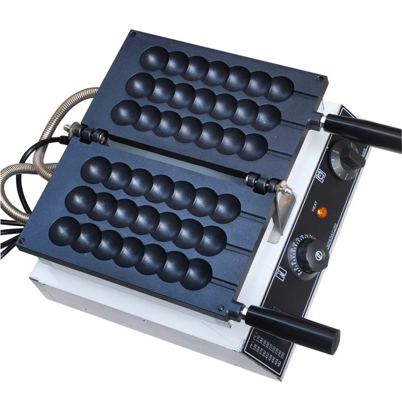 7 Holes Takoyaki Waffle Maker 3 Sticks Cheese Waffle Machine Snack Electric Waffle Machine Candied Haws Cake Baking Quail.