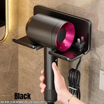 Universal Haar Trockner Halter Bad Haarglätter Stehen Nagel Kostenloser Wand Regale Zimmer Lagerung Rack Wand-montiert Hause Regal