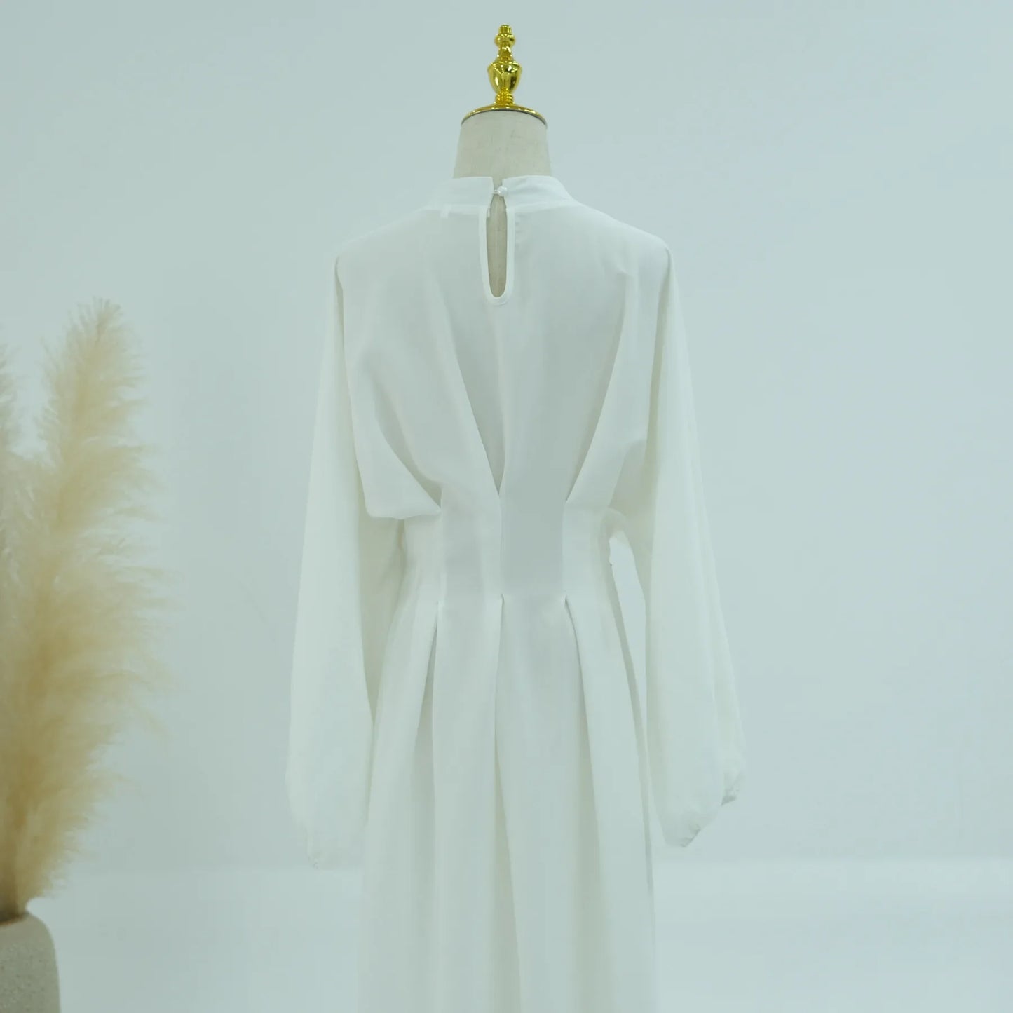 Muslim Modest Dress Kaftan Prayer abaya Ramadan Linen Abaya Dubai Turkey Islam Clothes Women Kebaya Robe Arabe Femme Musulmane