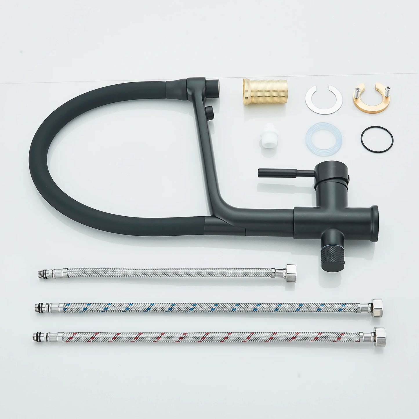 Filter Kitchen Faucet Stream/Shower Mode Water Outlet 360 Rotate Deck Mount Tap Drinking Water Flexible Sprayer Crane