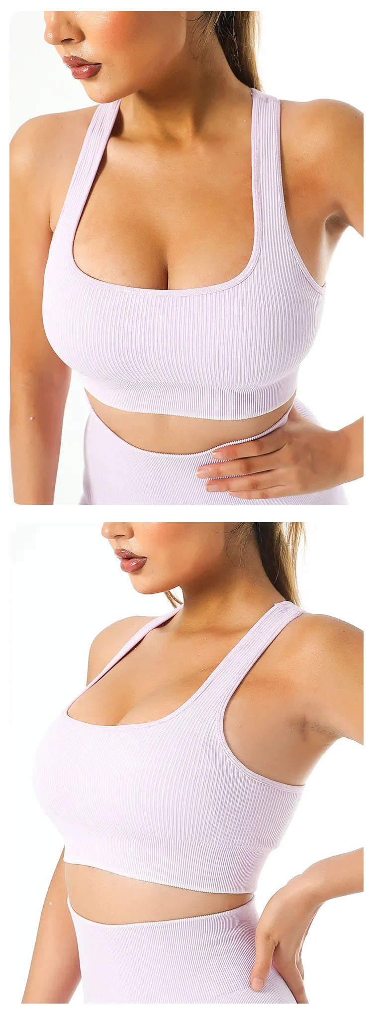 Yoga Suit High Waist Leggings Running Training Tights Sports Outfits Long Sleeve Crop Top Bra Seamless Fitenss Set Fitness Wear