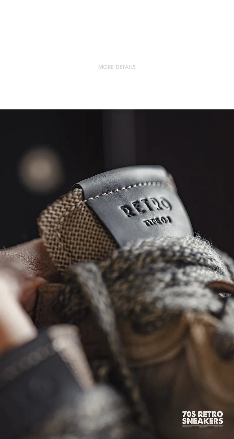 Maden Frühling Vintage Dickbesohlte Patchwork Schwarze Sneakers Lässige atmungsaktive Joggingschuhe Low-Top-Schnürschuhe Sportliche Sommerschuhe