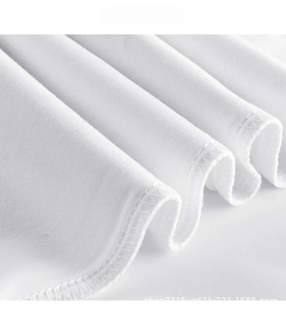 300g Cotton T Shirts Men Short Sleeved Heavyweight  Summer Round Neck Loose Breathable Shirt for Men Women Basic Tee.