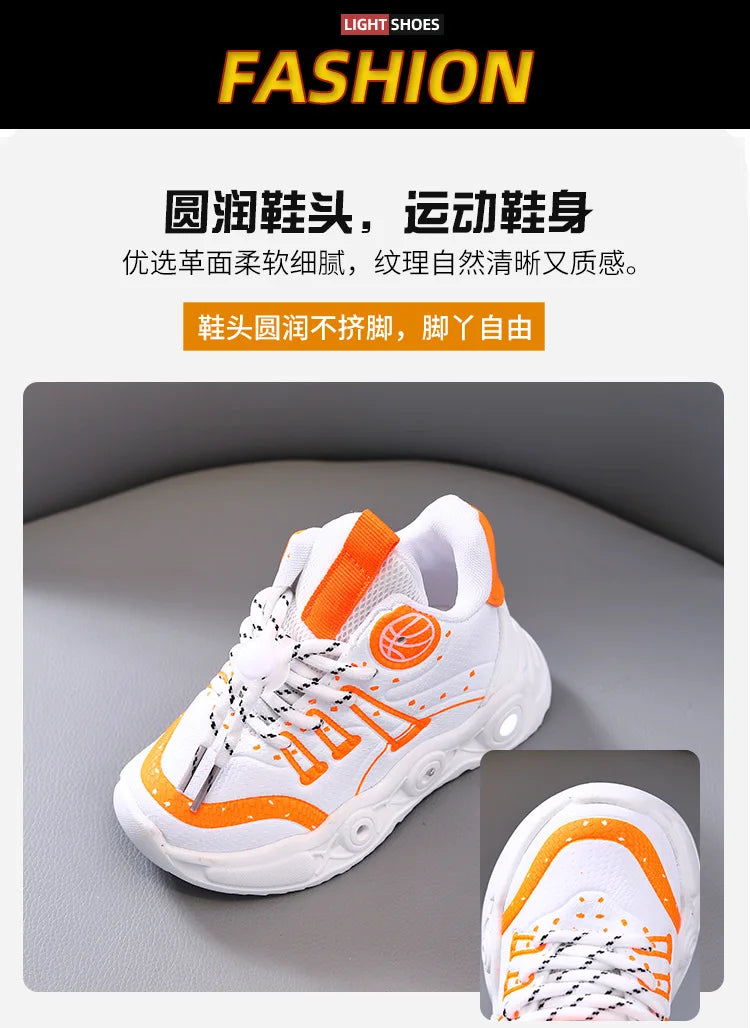 Hot Sales Lovely Fashion Kids Sneakers Cute Classic LED Lighted Baby Girls Boys Sneakers Glowing Children Shoes Toddlers.
