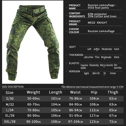 Mege Tactical Joggers Outdoor Ripstop Cargo Pants Working Clothing Hiking Lightweight Trousers Men's Streetwear.