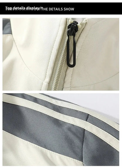 Cool Casual Sports Suit for Teenage Boys Large Size Trendy Workwear Pants Included One Complete Set Handsome Male Apparel.