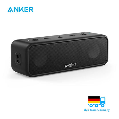 (EU stock) Soundcore 3 from Anker, Bluetooth 5.0 loudspeaker, 24H playing time, IPX7 waterproof, stereo sound with titanium membrane, Bas.