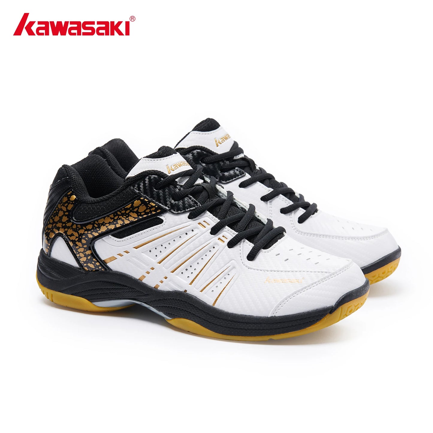 Kawasaki New Badminton Shoes Sneakers Mens Tennis Breathable Anti-Slippery Sport Shoes for Men Women K-065D