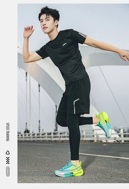 Marathon Air Cushion Herren Sport Laufschuhe Atmungsaktive leichte Damen Bequeme sportliche rutschfeste Carbon Plate Sneakers