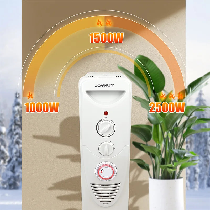 Electric Warmer Electric Radiator Oil Filled Radiator Heater Space Heater with wheels EU Plug Electric Heater.