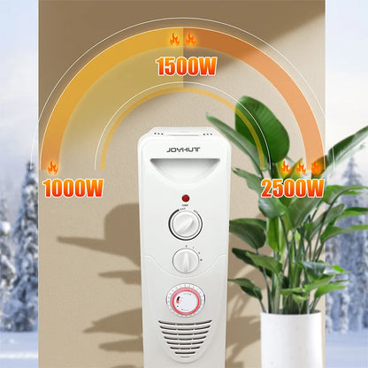 Electric Warmer Electric Radiator Oil Filled Radiator Heater Space Heater with wheels EU Plug Electric Heater.