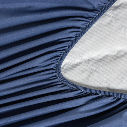 Home Mattress Cover Waterproof Thickened Quilted Waterproof Bed Cover Breathable Mattress Protector Fitted Sheet No Pillowcases