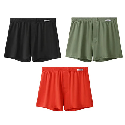 Herrenhöschen, Baumwolle, lockere Boxershorts, weiche, feuchtigkeitsableitende Jersey-Unterwäsche, Übergröße, Lounge, Sommer, Stretch, Schlaf, Pfeilhose