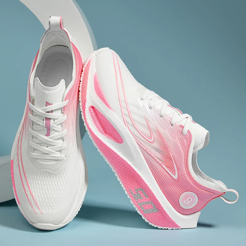 Men's Sports Shoes Cushioning Non-Slip Flat Wear Resistant Sneakers Mesh Breathable Platform Soft Running Shoes for Man.