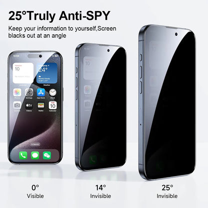 Anti Spy Privacy Full Cover Glass Screen Protector For iPhone 17 Air 16 E 16E 15 Pro Max 14 Plus 13 12 11 Protection Accessories.