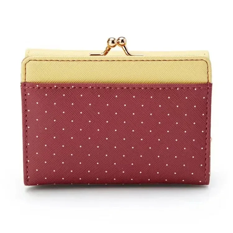 Sanrio Hello Kitty Bag Kawaii Cinnamoroll My Melody Kuromi Casual Fashion PU Leather Wallet Cute Folding Card Bag Birthday Gifts.