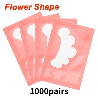 50/500/1000pcs Hydrogel Patches for Eyelashes Building Eyelash Extension Under Eye Pads Lash Stickers Tools Wholesale LAUKISS.