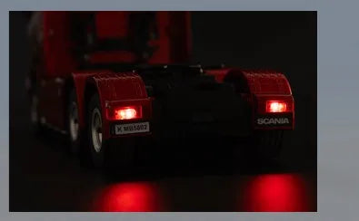 HUINA 1501 770S Alloy Tractor 19CH RC Truck 1/18 2.4G remote control Engineering Trailer Truck with Light and Sound Toys