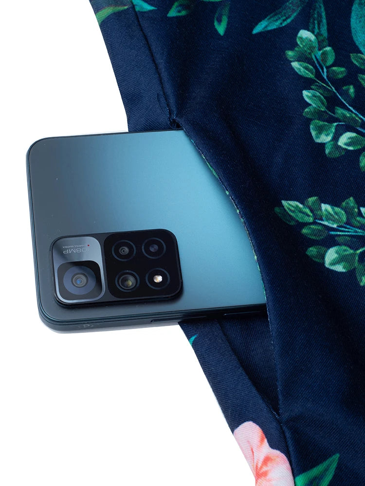 Nice-forever Vintage Elegante Blumen Druck Plissee Rundhals vestidos A-Line Pinup Business Party Frauen Flare Swing Kleid A102