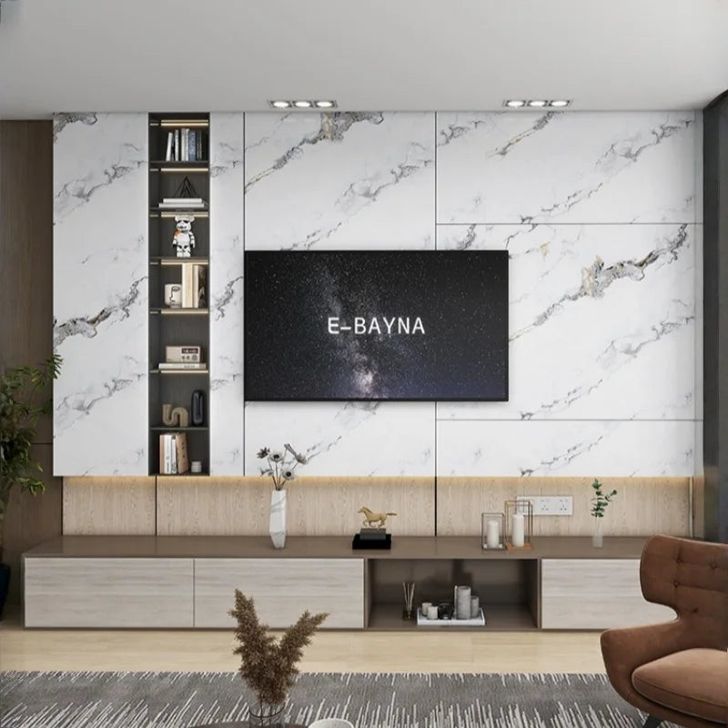 Selbstklebende Wandaufkleber aus dickem Schaumstoff, Marmorimitat, Tapeten für Schlafzimmer, Heimdekoration, wasserfeste Wandpaneele zum Abziehen und Aufkleben