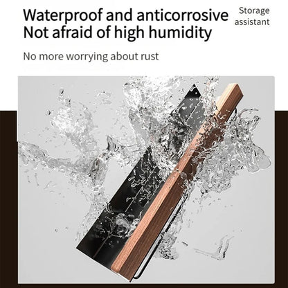 Holz Aluminium Material Eckregal Shampoo Lagerregal Dusche Wandregal Badezimmer Organizer Badezimmerzubehör